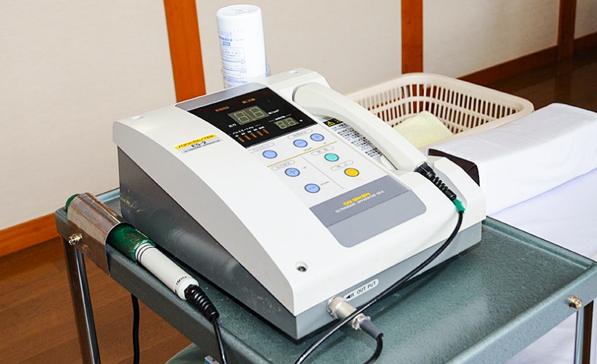 超音波療法のリハビリ機器