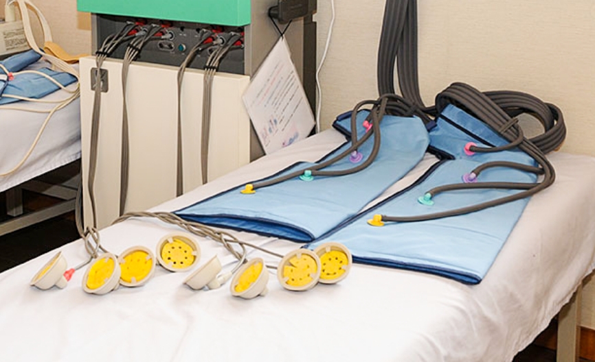 空圧マッサージのリハビリ機器